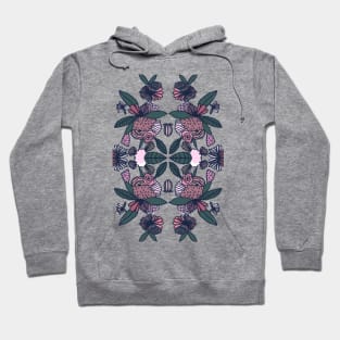 Geometric Delicious Floral Garden Pattern 1 Hoodie